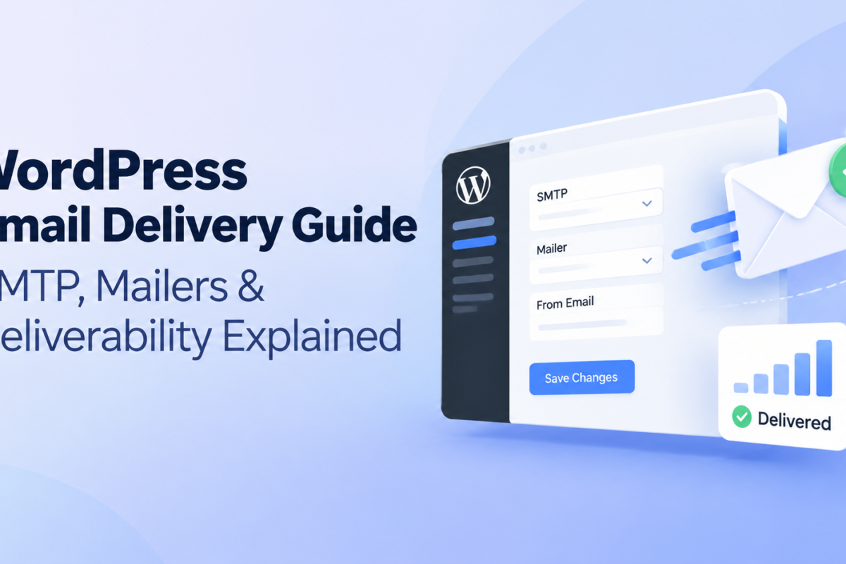 WordPress Email Delivery Guide: SMTP, Mailers & Deliverability Explained